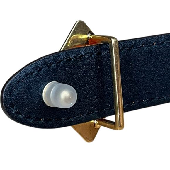 MCM Orange Reversible Diamond Belt main image 8